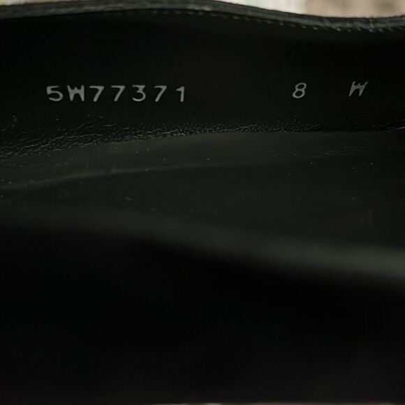 Stuart Weitzman Navy Blue Suede Leather Pointed Toe Kitten Heel Pump 8 W 8.5 - Picture 13 of 13